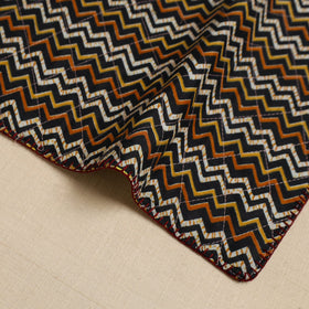 Multicolor Hand Embroidered Floral Cotton Reversible Table Mat