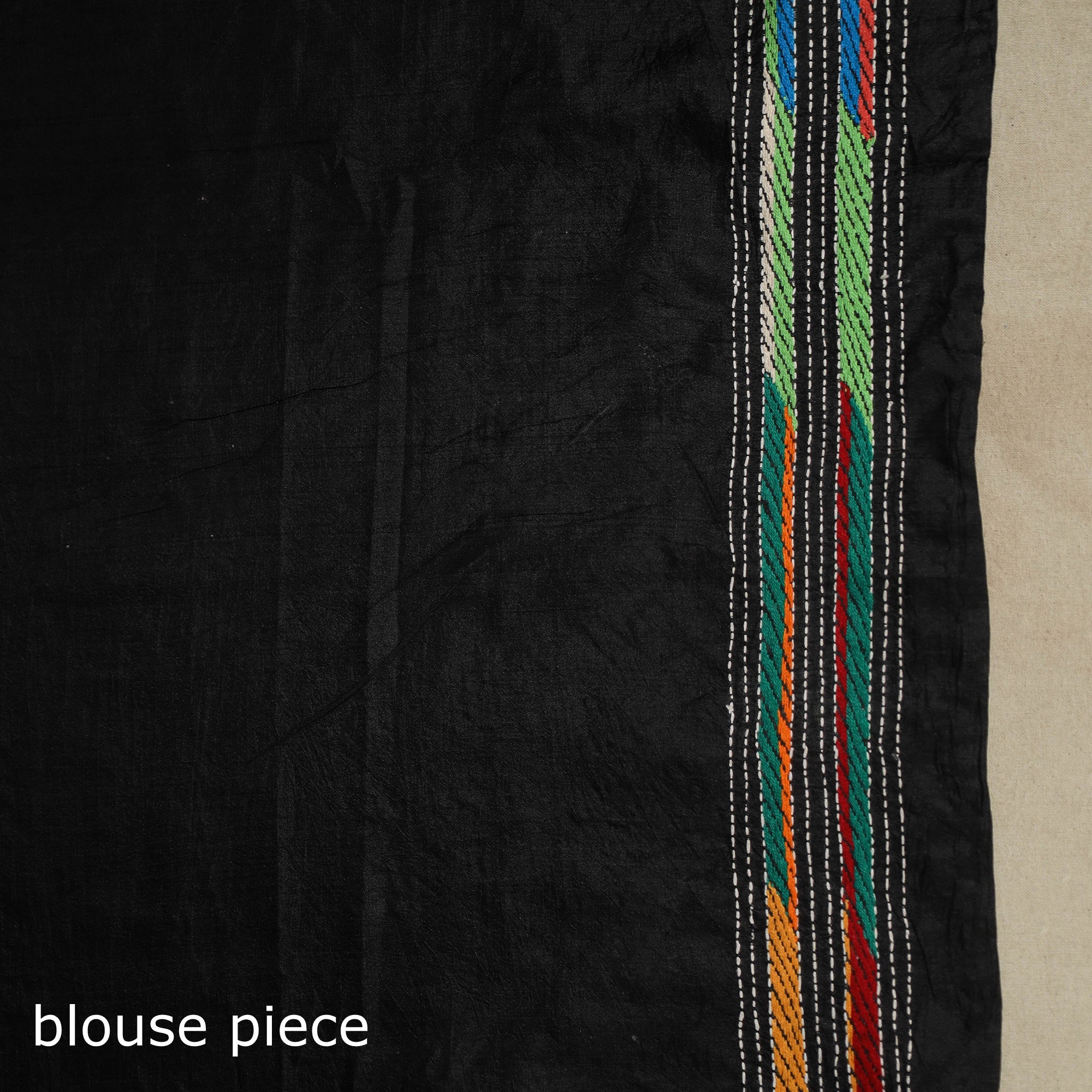 Multicolor - hand embroidery bangalore silk handloom bengal