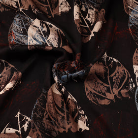 Hand natural dyed modal silk fabric 33 - handcrafted