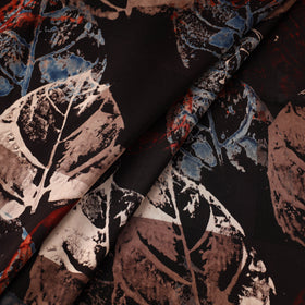 Hand natural dyed modal silk fabric 33 - handcrafted