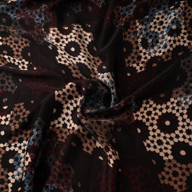 Hand natural dyed modal silk fabric 34 - handcrafted