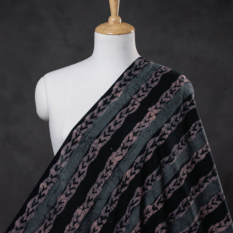 Buy Multicolor Hand Printed Cotton Batik Fabric