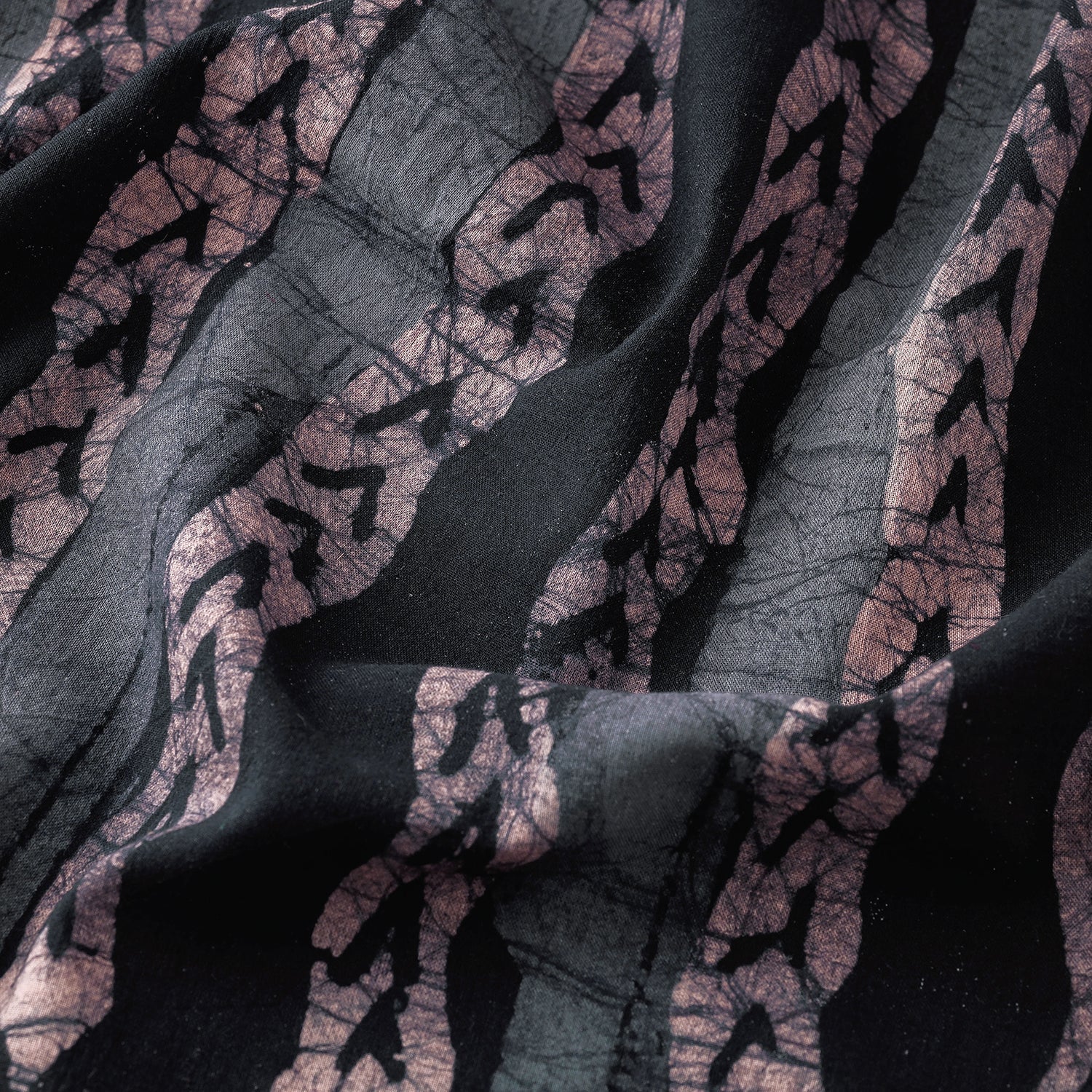 Buy Multicolor Hand Printed Cotton Batik Fabric