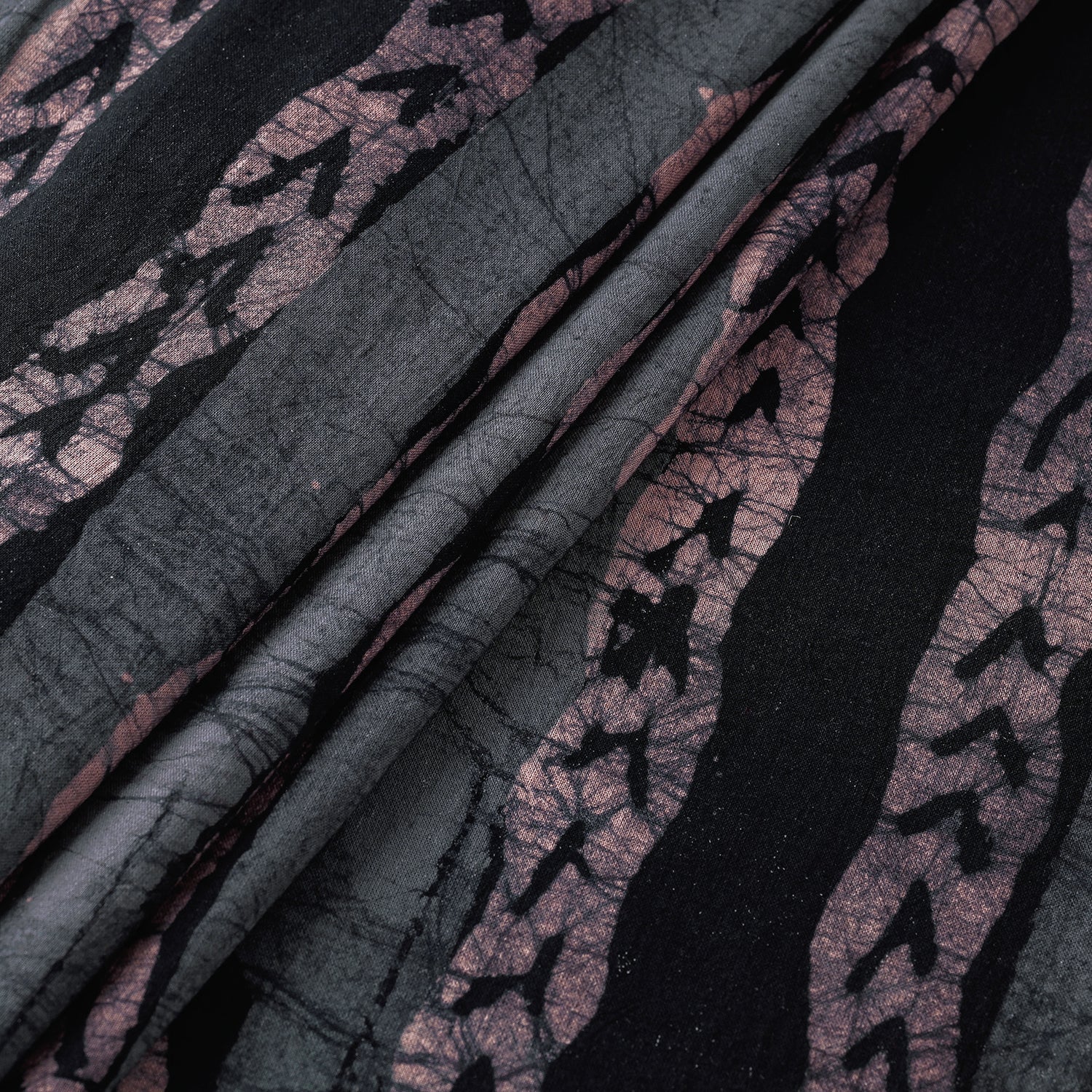 Buy Multicolor Hand Printed Cotton Batik Fabric