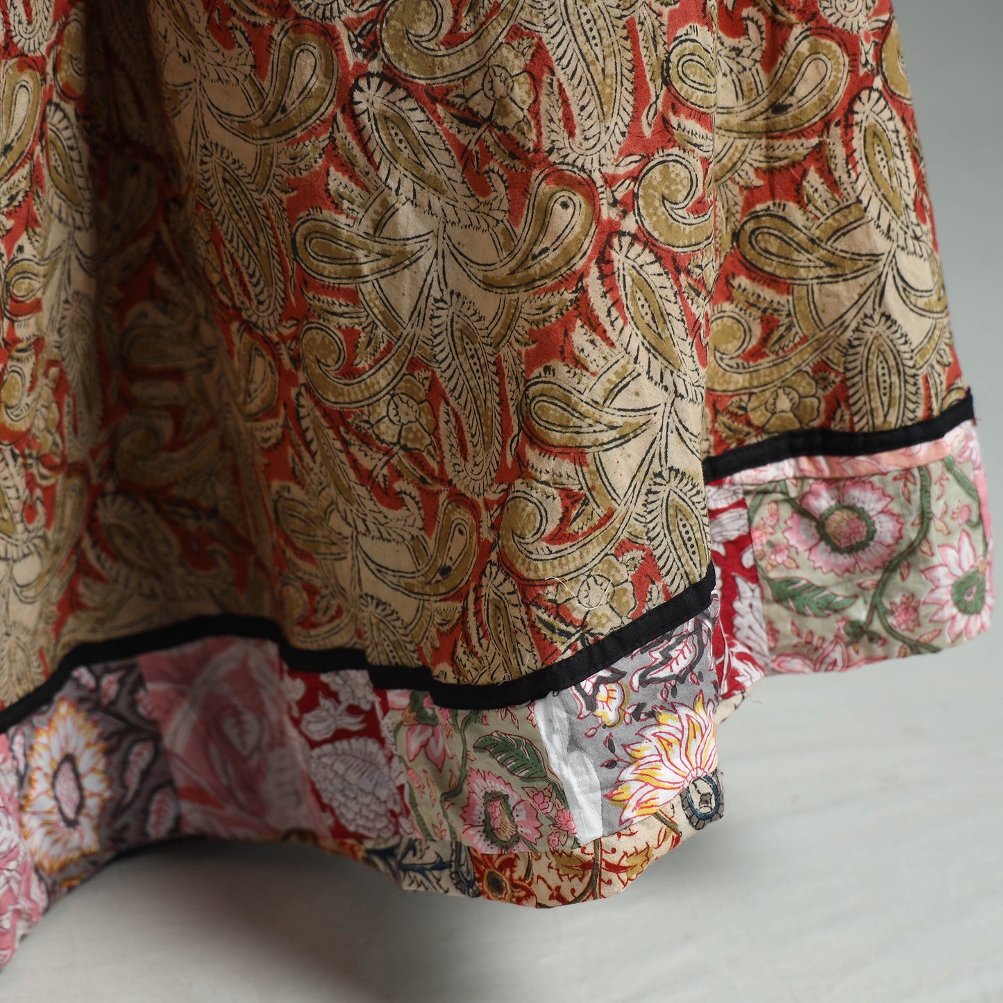 Shop Pure Cotton Kalamkari Skirt 