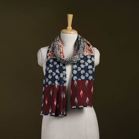 Hand-stitched cotton patchwork stole 03 - handcrafted