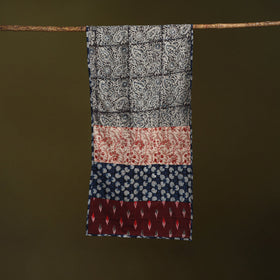 Hand-stitched cotton patchwork stole 03 - handcrafted