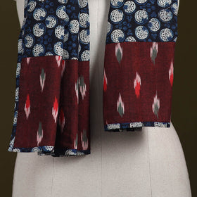 Hand-stitched cotton patchwork stole 03 - handcrafted