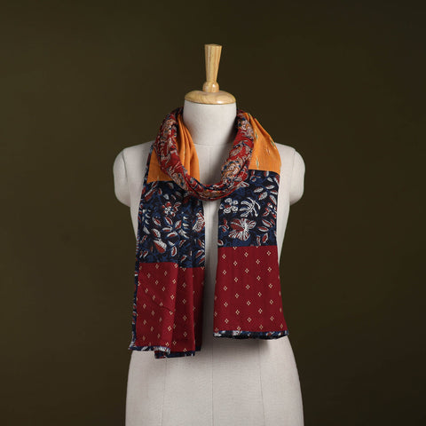 Hand-stitched cotton patchwork stole 11 - handcrafted
