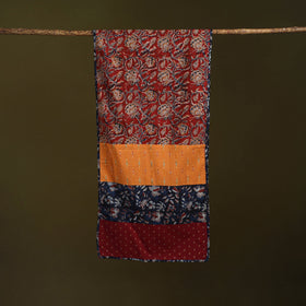 Hand-stitched cotton patchwork stole 11 - handcrafted