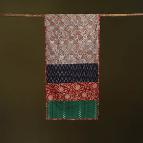 Hand-stitched cotton patchwork stole 12 - handcrafted