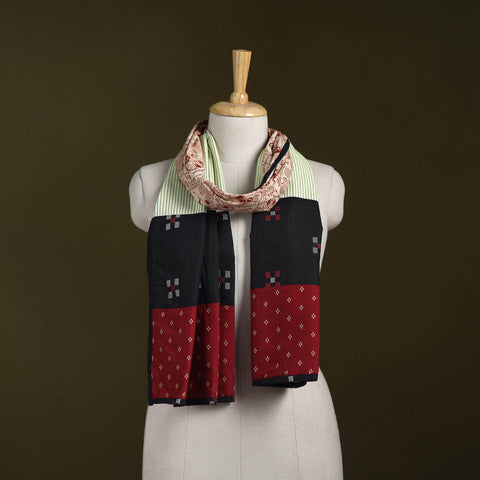 Hand-stitched cotton patchwork stole 20 - handcrafted