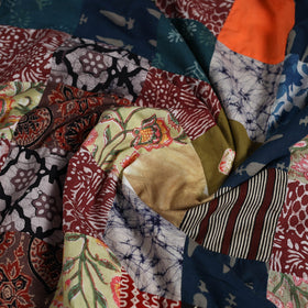 Hand-stitched mosaic cotton unstitched kurta material