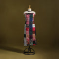 Hand-stitched mosaic cotton unstitched kurta material