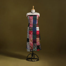 Hand-stitched mosaic cotton unstitched kurta material