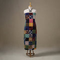 Multicolour Hand-Stitched Mosaic Cotton Kurta Material