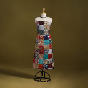 Hand-stitched mosaic cotton unstitched kurta material