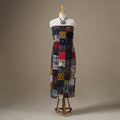 Multicolour Hand-Stitched Mosaic Cotton Kurta Material