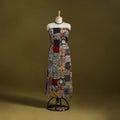 Hand-stitched mosaic cotton unstitched kurta material
