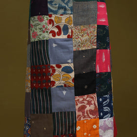 Hand-stitched mosaic cotton unstitched kurta material