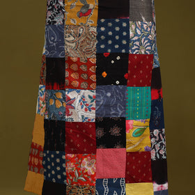 Hand-stitched mosaic cotton unstitched kurta material (3m)