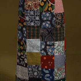 Hand-stitched mosaic cotton unstitched kurta material