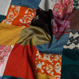 Hand-stitched mosaic cotton unstitched kurta material