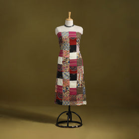 Hand-stitched mosaic cotton unstitched kurta material