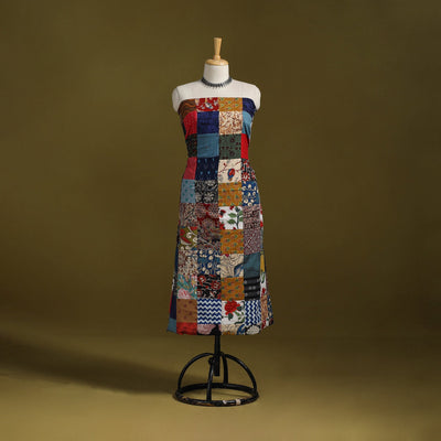 Hand-stitched mosaic cotton unstitched kurta material