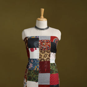 Hand-stitched mosaic cotton unstitched kurta material