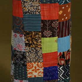 Hand-stitched mosaic cotton unstitched kurta material