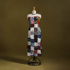Hand-stitched mosaic cotton unstitched kurta material