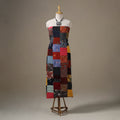Multicolor - hand-stitched mosaic cotton unstitched kurta