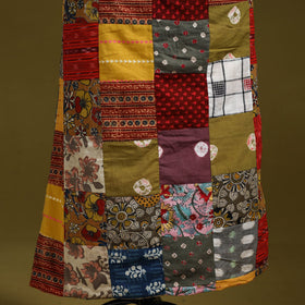 Hand-stitched mosaic cotton unstitched kurta material