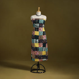 Hand-stitched mosaic cotton unstitched kurta material
