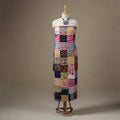Multicolour Hand-Stitched Mosaic Cotton Kurta Material