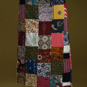 Hand-stitched mosaic cotton unstitched kurta material