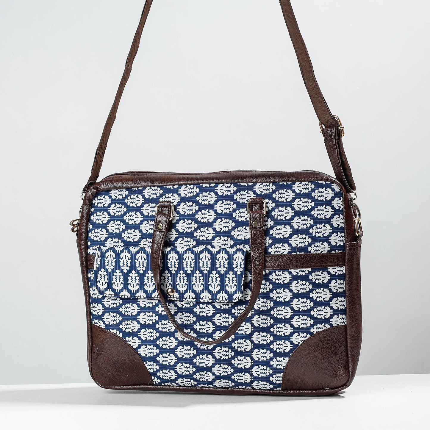 Handcrafted Block Printed Laptop Bag 