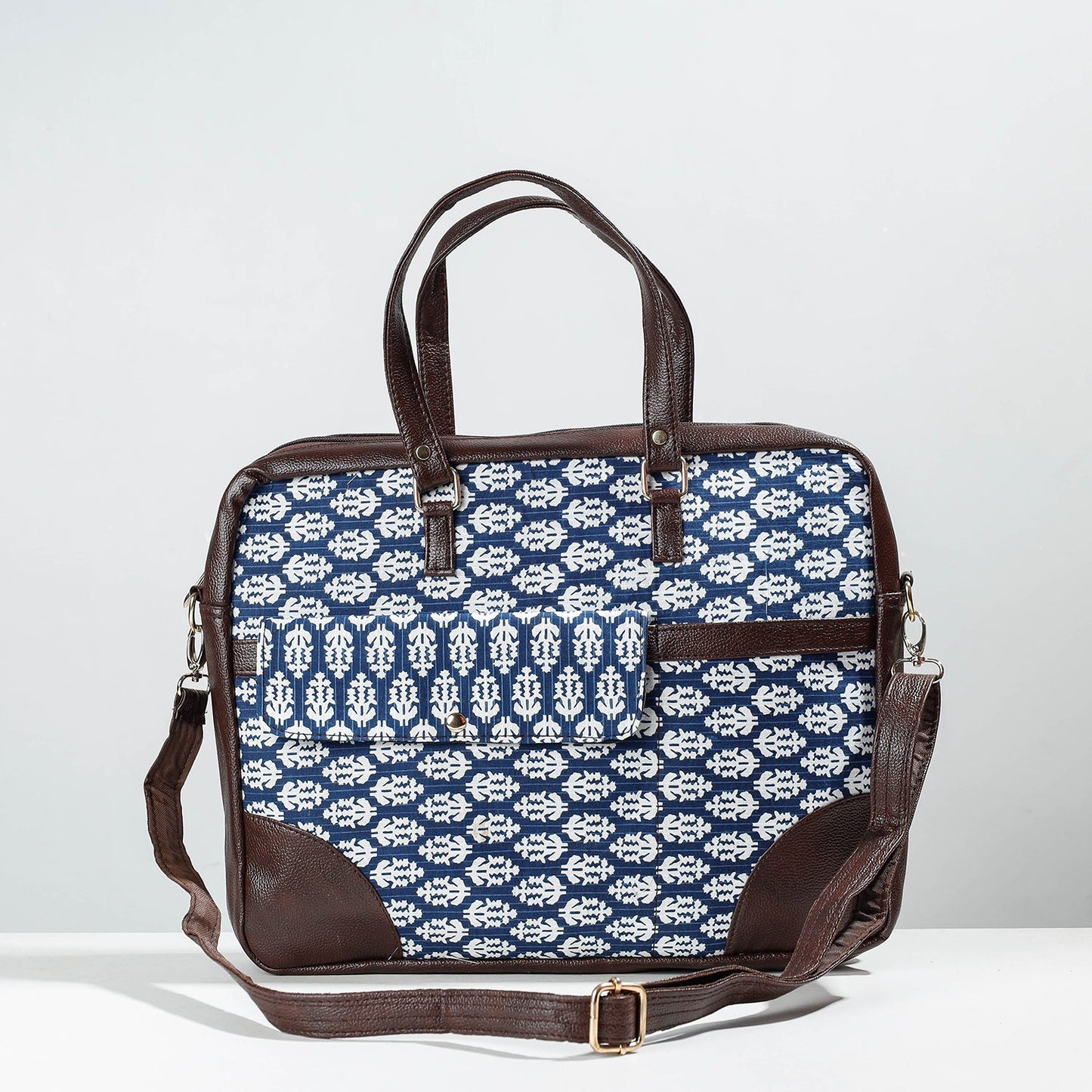  Handcrafted Block Printed Laptop Bag 