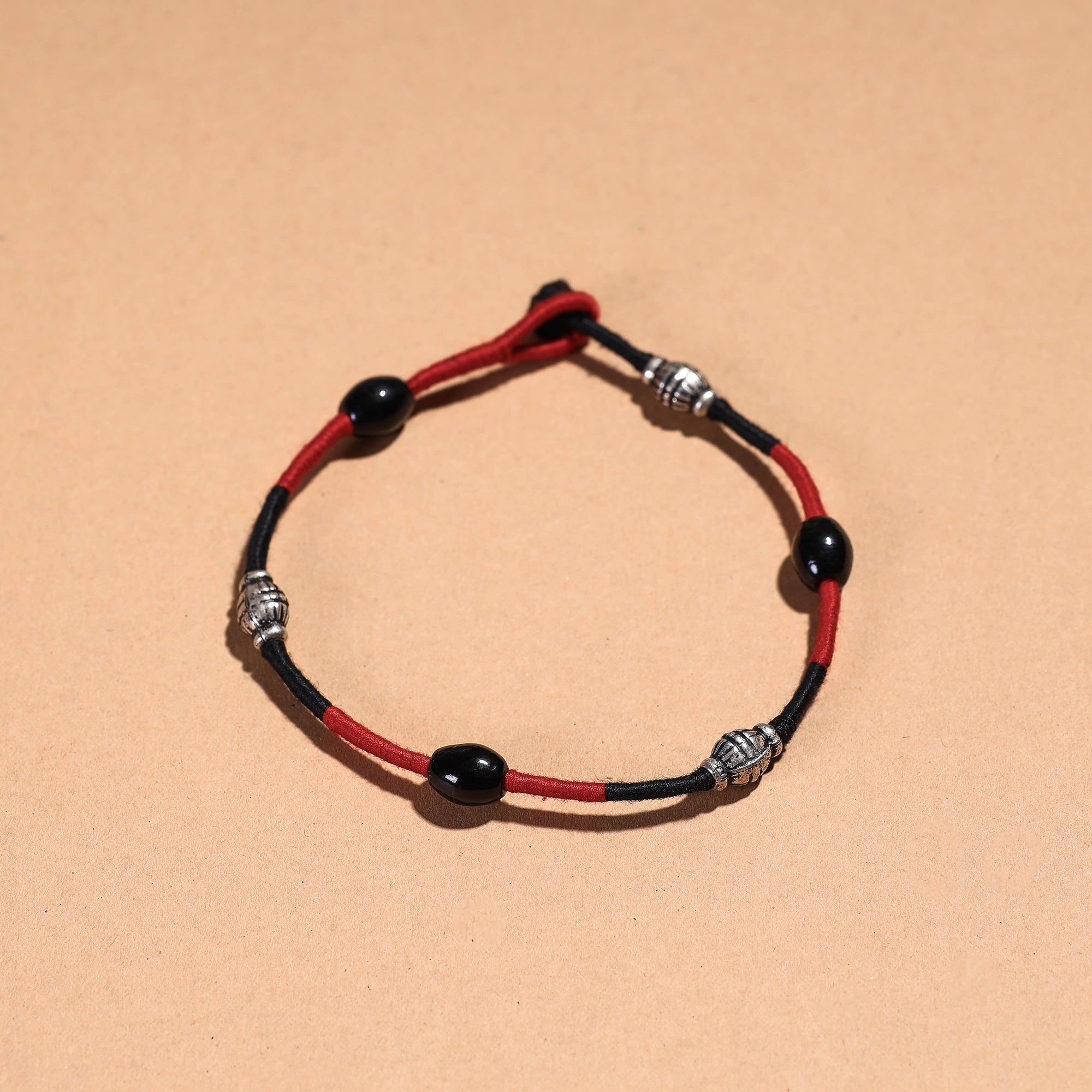  Handcrafted Beads & Thread Work Patwa Anklet