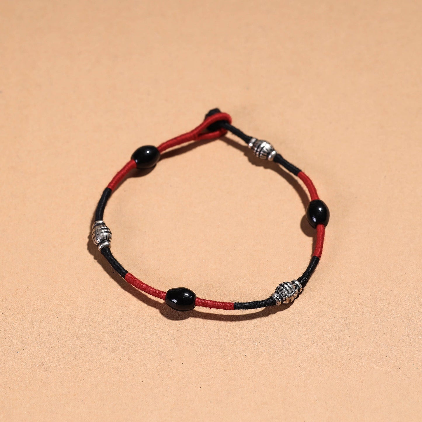  Handcrafted Beads & Thread Work Patwa Anklet