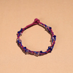 Handcrafted Beads & Thread Work Patwa Anklet