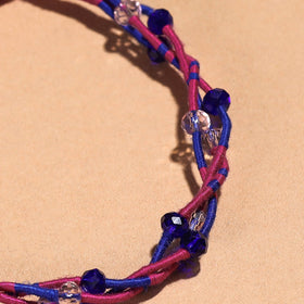  Handcrafted Beads & Thread Work Patwa Anklet
