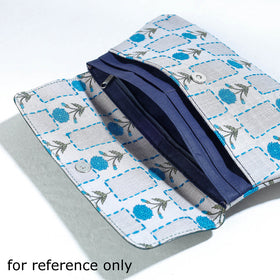 Multicolor Handcrafted Clutch with Handpainted & Embossed Leather Flap