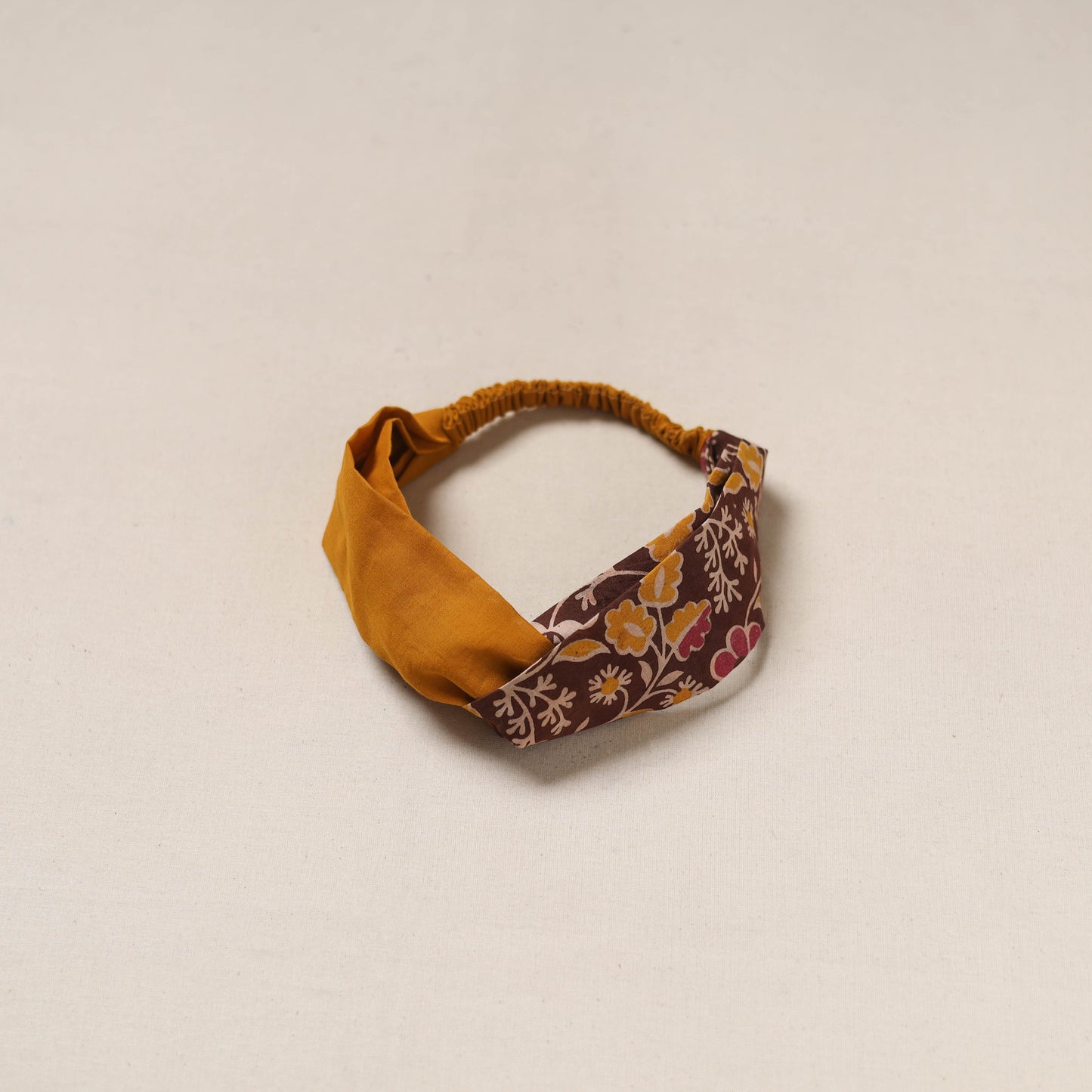 Handcrafted cotton elastic headband 03