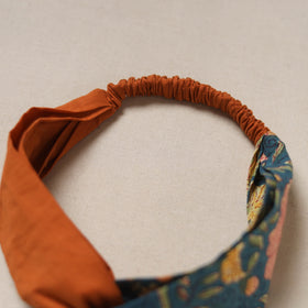 Handcrafted cotton elastic headband 04