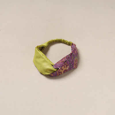 Handcrafted cotton elastic headband 05