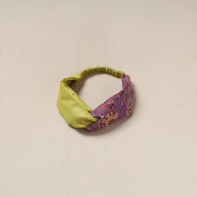 Handcrafted cotton elastic headband 05