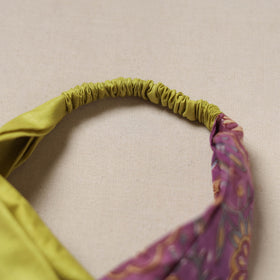 Handcrafted cotton elastic headband 05