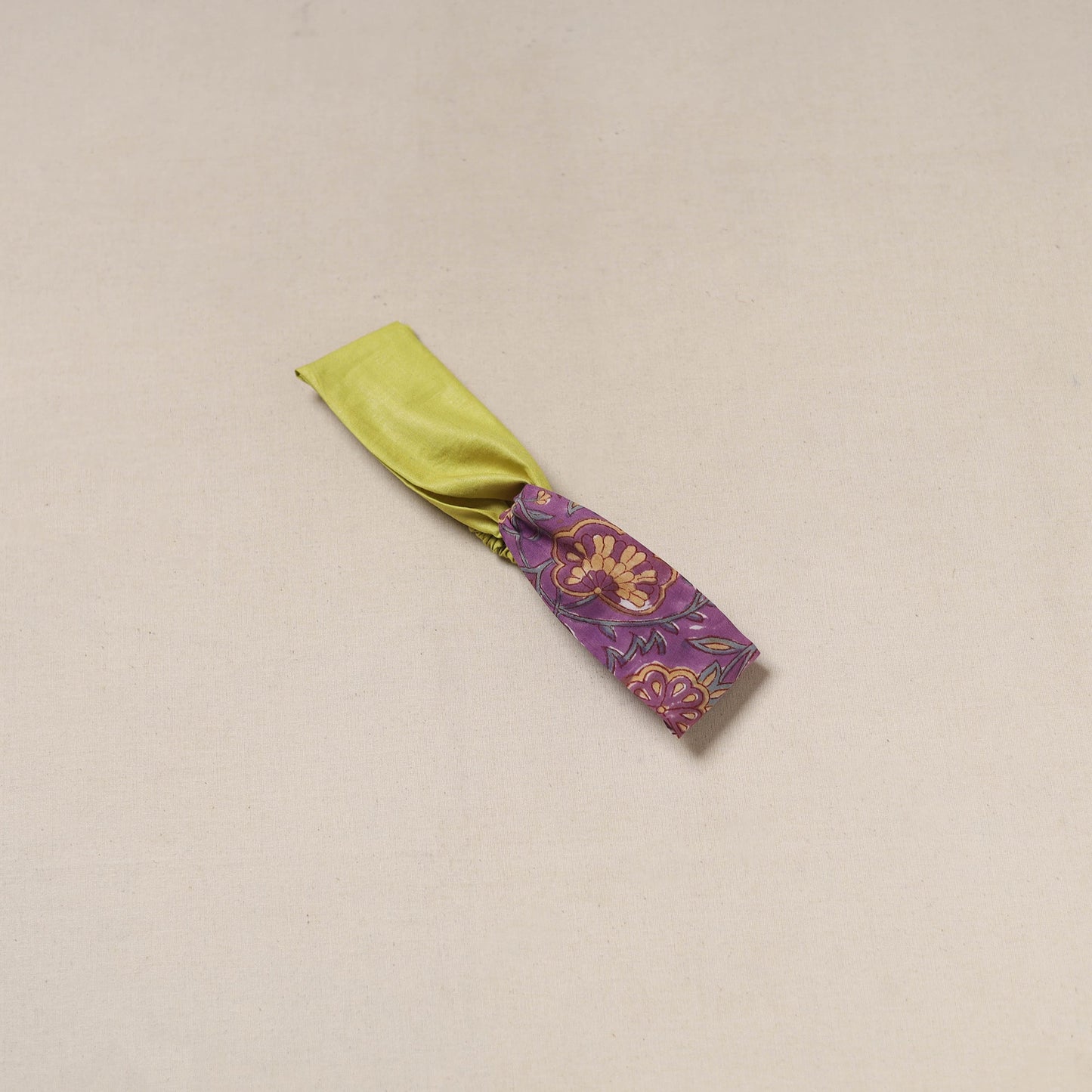Handcrafted cotton elastic headband 05